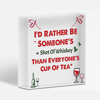 Someone's Shot Of Whiskey Novelty Wooden Hanging Plaque Friendship Love Gift