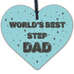 Step Dad Gifts Wooden Keyring Fathers Day Gift For Step Dad Birthday Gift