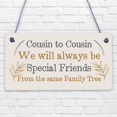 Birthday Christmas Gift For Cousin Special Family Plaques Best Friend Keepsakes