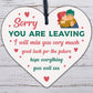 Colleagues Gift Leaving New Job Thank You Good Luck Wooden Heart Friendship Gift