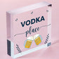 Vodka Palace Alcohol Friendship Gift Man Cave Home Bar Pub Plaque Kitchen Sign