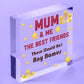 Best Friend Gift Engraved Heart Mum Gift For Birthday Mothers Day Keepsake