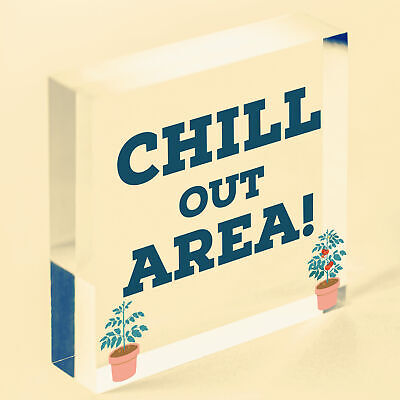 Chill Out Area Hot Tub Man Cave Shed Summer House Shed Garden Sign Plaque