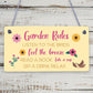 Garden Plaque Hanging Summer House Garden Shed Gifts For Mum Nan Nanny