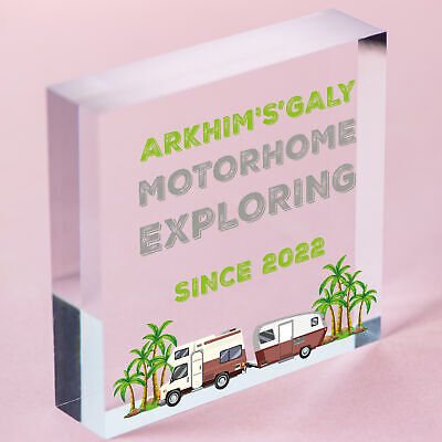 Personalised Motorhome Sign Novelty Caravan Campervan Decor Sign Home Gifts