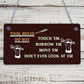 Funny Tool Rules Garage Man Cave Workshop Shed Sign Gift For Him Dad Grandad