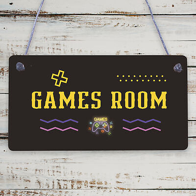 Gamer Gift Gaming Sign Man Cave Boys Bedroom Decor Boys Bedroom Sign Gift