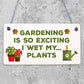 Funny Garden Plaque Gardening Gifts Hanging Garden Shed Signs Novelty Decor