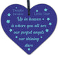 Mum Nan Dad Grandad Memorial Heart Bereavement Gift Christmas Tree Decoration