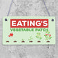 Personalised Vegetable Patch Sign Allotment Greenhouse Gifts Garden Signs