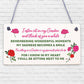 Garden Plaque Hanging Shed Sign Mum Nan Grandad Memorial Family Gift Keepsake