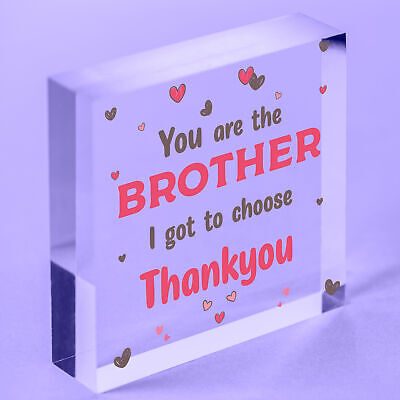 Best Friend Brother Gift Wood Heart Friendship Gift Birthday Plaque Gift For Him