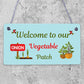 Vegetable Veggie Patch Welcome Garden Signs Allotment Garden Shed Plaques