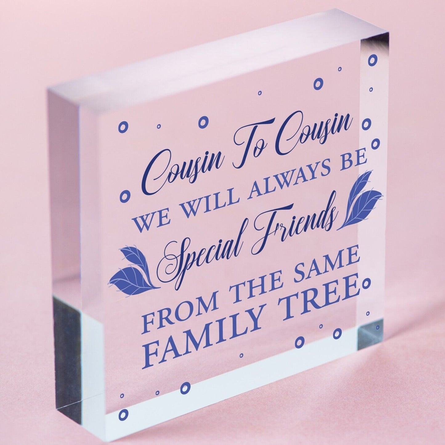 Birthday Christmas Gift For Cousin Special Family Plaques Best Friend Keepsakes