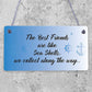 Sea Shell Friendship Nautical Seaside Theme Gift Hanging Plaque Bathroom Sign