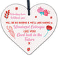 Colleague Leaving Gift Handmade Heart Plaque Work Friendship Goobye Thank You