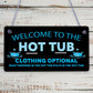 Hot Tub Wooden Sign Hot Tub Signs & Plaques Shed Sign Summer House