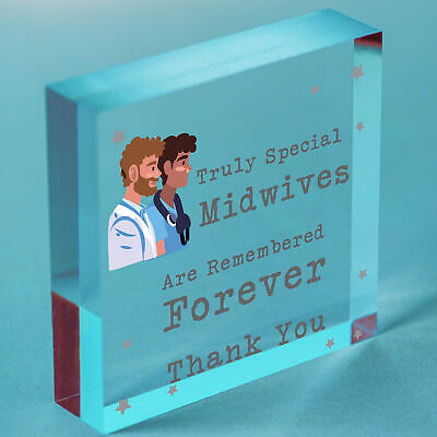 Special Midwife Midwives Thank You Gift Nurse Hanging Plaque Baby Sign Birth