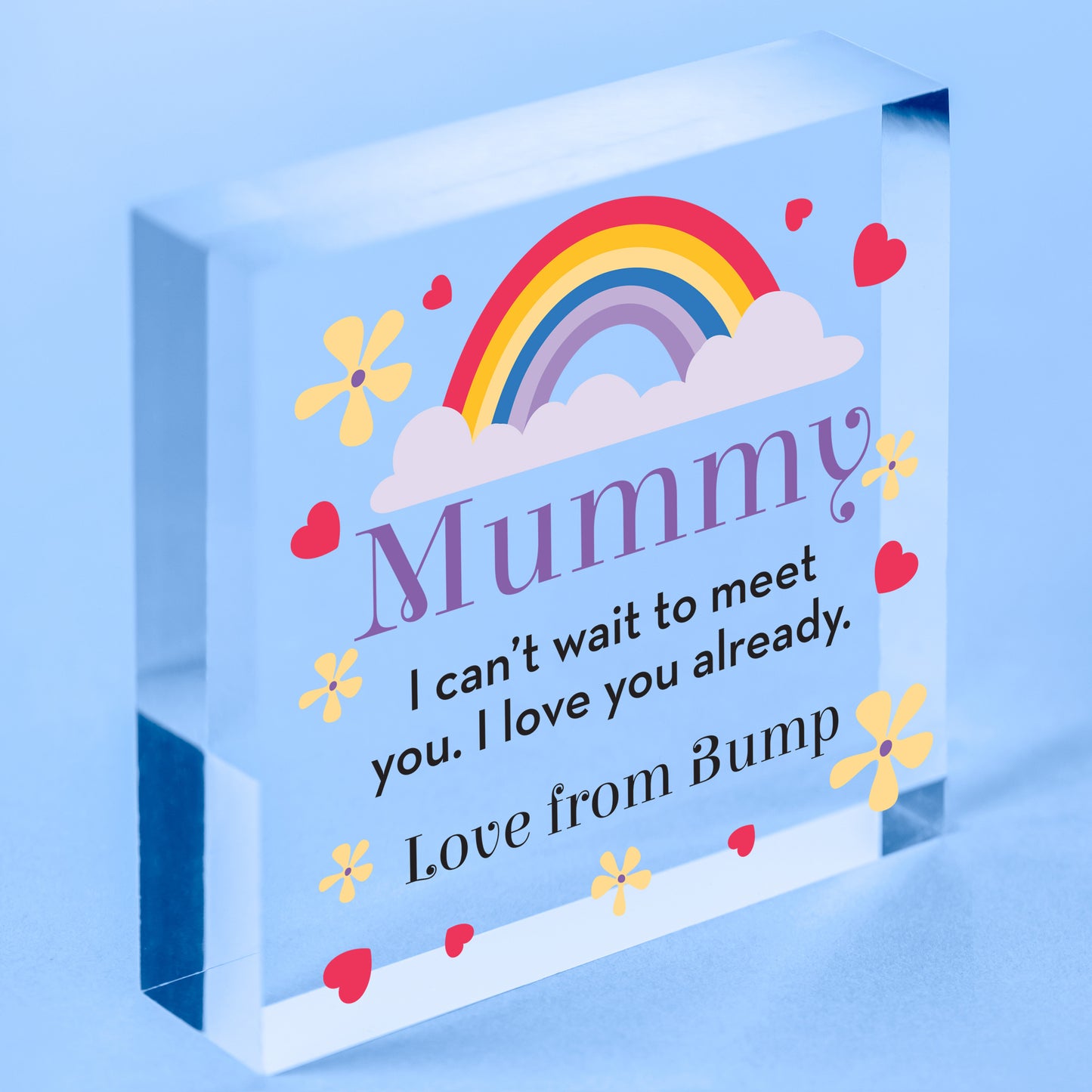 Personalised Mum To Be Gifts From Baby Bump Rainbow Baby Gifts for Mummy To Be