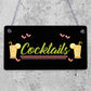 Cocktail Neon Effect Hanging Plaque Home Bar Pub Sign Friendship Man Cave Sign