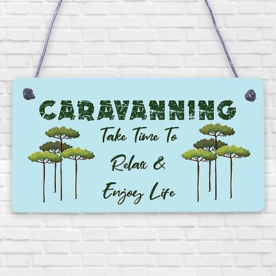 Caravan Sign Caravan Accessory Novelty Plaque Camping Sign Nan Grandad Dad Gift