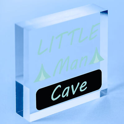 Little Man Cave Sign For Boys Bedroom, Bedroom Wall Art, Boys Bedroom Door Sign