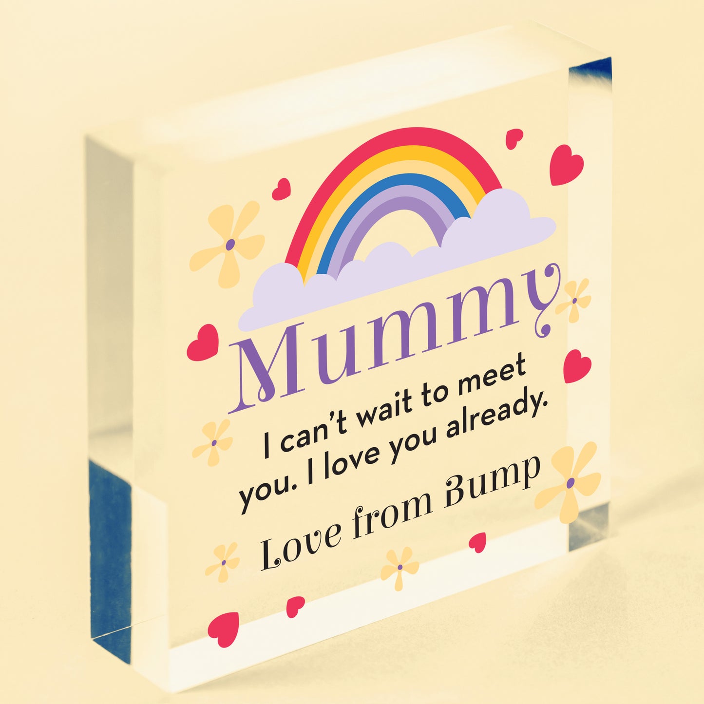 Personalised Mum To Be Gifts From Baby Bump Rainbow Baby Gifts for Mummy To Be