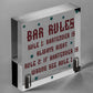 Always Right Bartender FUNNY Pub Landlord Alcohol Beer Gift Plaque Man Cave Sign