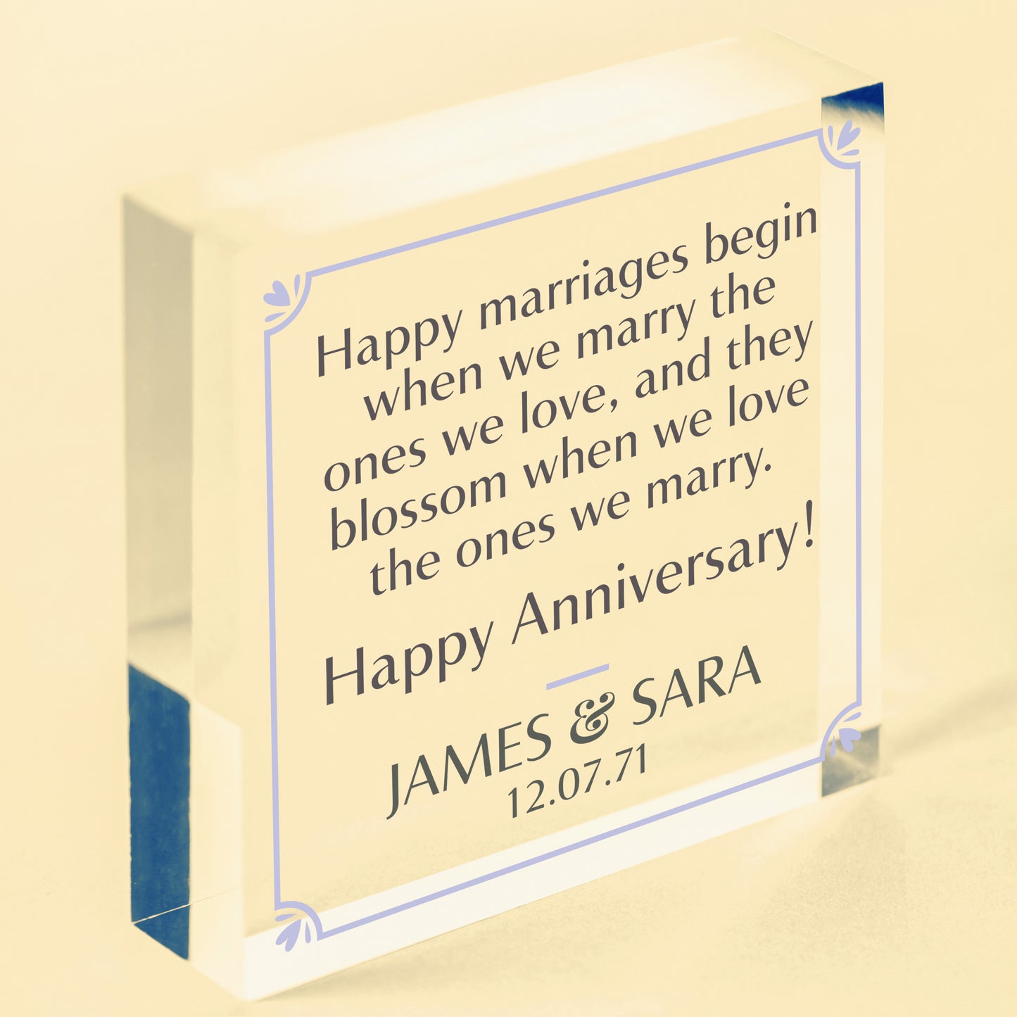 50th Wedding Anniversary Gifts Personalised Golden Wedding Anniversary 50 Years