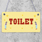 Retro Toilet Sign Funny Vintage Pub Bar Club Hanging Plaque Bathroom Loo Door