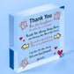 Friendship Best Friend Plaque Happy Birthday Heart Gift Mum Colleague Thank You