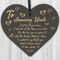 Amazing Uncle Gifts For Birthday Christmas Wooden Heart Thank You Gifts For Him