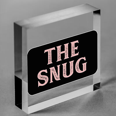 The Snug Sign New Home Gift Summerhouse Sign Hanging Door Sign Gift For Family