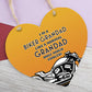 Biker Grandad Hanging Heart Plaque Sign Funny Motorcycle Gift Cool GRANDADS