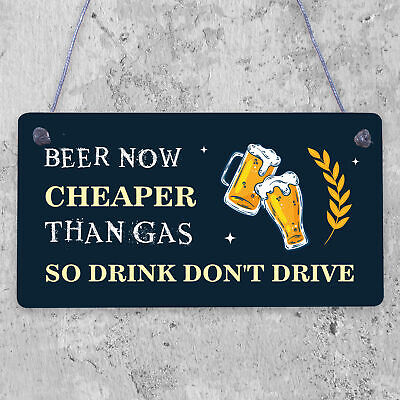 Funny Hanging Home Bar Sign For Man Cave Bar Pub Plaque Alcohol Beer Gift