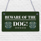 Beware Of The Dog Novelty Wooden Hanging Shabby Chic Plaque Dog Owner Sign Gift