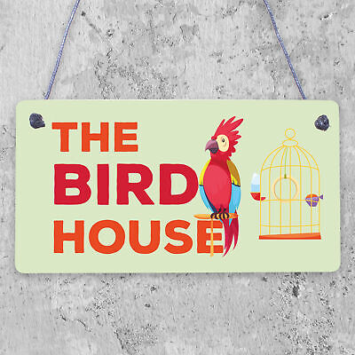 The Bird House Sign Garden Shed Summerhouse Sign Home Gift For Mum Nan