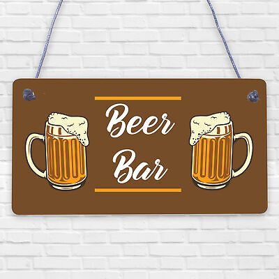 Vintage Bar Sign Beer Plaque Home Bar Wedding Man Cave Pub Wall Gifts For Men