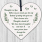 Daughter In Law Birthday Christmas GIFTS Wooden Heart Plaque Mum Daughter Son