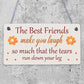 Best Friend Birthday Gift THANK YOU Hanging Plaque Friendship Christmas Keepsake