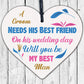 Best Friend Will You Be My Best Man Wood Heart Wedding Favour Invite Asking Gift