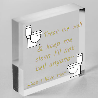 Funny BATHROOM Signs Shabby Chic Door Plaque Sign for Toilet Bathroom The Loo