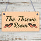 The Throne Room Toilet Bathroom Plaque Shabby Chic Ladies Gents Sign Funny Gift