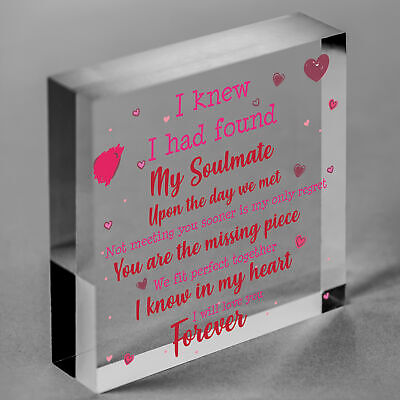 Valentines Anniversary Gift For Him Her Wood Heart Gift For Boyfriend Girlfriend