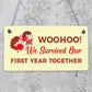 1st Anniversary Plaque First Anniversary Gift For Him Her Boyfriend Girlfriend