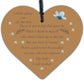 Mum Memorial Gifts Wooden Heart Grave Plaque Tribute Sign Mum Birthday Gifts