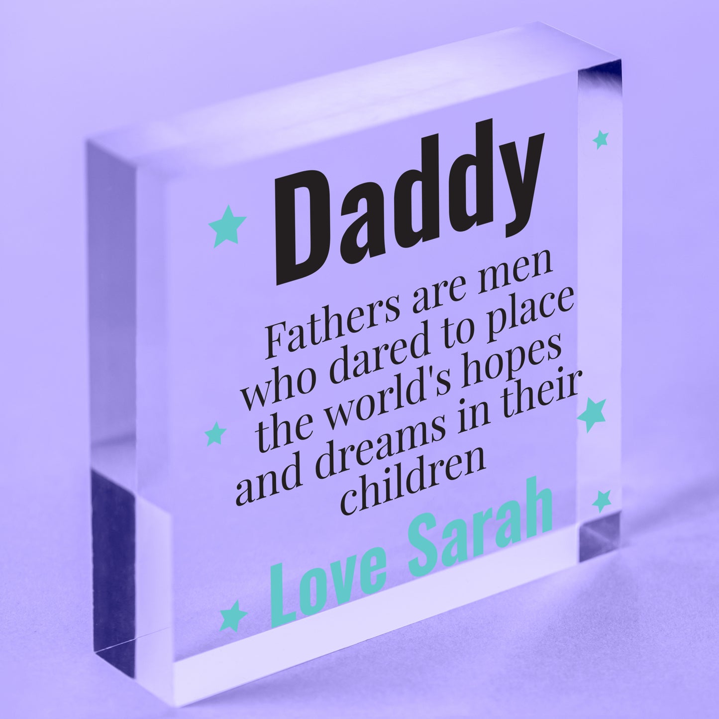 Personalised I Love You Daddy Christmas Gifts From Daughter Son Baby Boy Girl