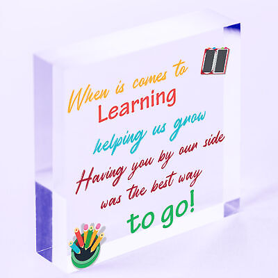 Teaching Thank You Present Leaving School End Of Term Gift Ideas Tutor Mentor