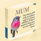 Personalised Those We Love Don't Go Away Robin Memorial Remembrance Mum ANY Name