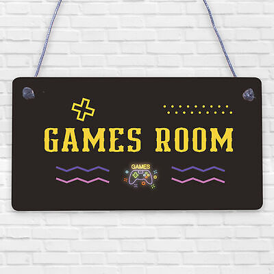 Gamer Gift Gaming Sign Man Cave Boys Bedroom Decor Boys Bedroom Sign Gift